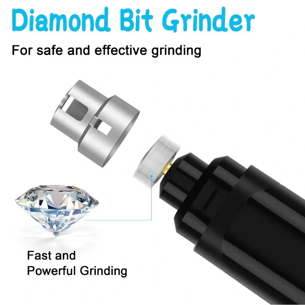 Casfuy Dog & Cat Nail Care Rechargeable Grinder Black A6
